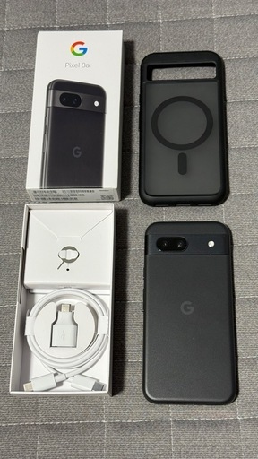 ◼️美品◼️pixel8a◼️充電コードなど新品未使用◼️ケース&ガラスフィルム付き◼️ピクセル9a◼️