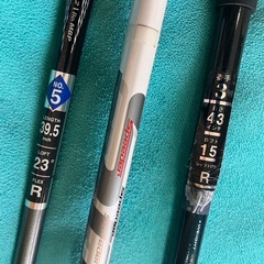 ☆ゼクシオMP400(3番ウッド)、テーラーメイドV-STEEL(5Wウッド)、ゼクシオMP700(5番ユーティリティ)の３本セットの画像