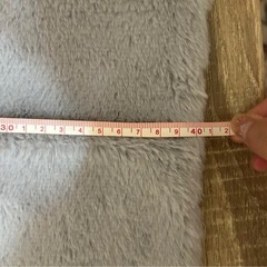 クッションカバー ２枚セット グレー ファーの画像