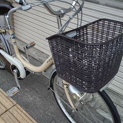 [車体のみ]YAMAHA PAS(ヤマハ パス)24吋 電動アシスト自転車(アイボリー)の画像
