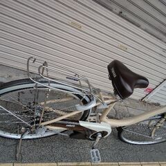 [車体のみ]YAMAHA PAS(ヤマハ パス)24吋 電動アシスト自転車(アイボリー)の画像