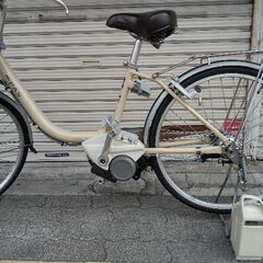 [車体のみ]YAMAHA PAS(ヤマハ パス)24吋 電動アシスト自転車(アイボリー)の画像
