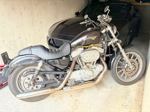 ハーレー XL1200S サンダンスマフラー オーリンズ サス