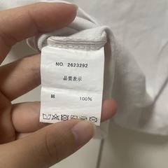 ショート丈☆無地白Tシャツの画像