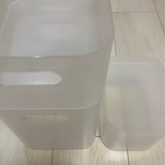 無印風　100均　収納BOXのセットの画像