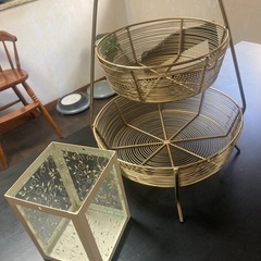 フルーツスタンド＆キャンドルホルダーの画像
