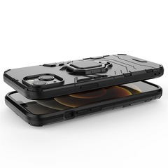 新品！UnnFiko iPhone 13 Pro ケース 便利性 耐衝撃 スタンド機能 リング回転可能 車載ホルダー対応 滑り落ちにくい ホルダー付き スタンド機能 アイフォン 13 Pro ケース 携帯保護カバー 保護レンズキックスタンド(iPhone 13 Pro, ブルー)の画像