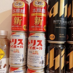 ビール・ハイボールなどの23本とおまけのカフェラテ4本まとめ売りの画像