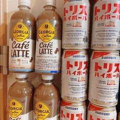 ビール・ハイボールなどの23本とおまけのカフェラテ4本まとめ売りの画像