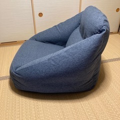 無印良品  空気でできたソファ ブルーの画像