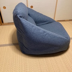 無印良品  空気でできたソファ ブルーの画像