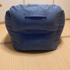 無印良品  空気でできたソファ ブルーの画像