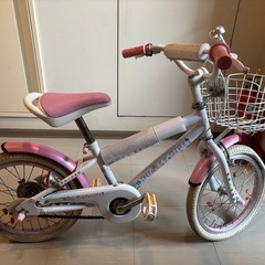 可愛い自転車　女の子　14インチの画像
