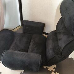 Sanwa Direct 150 – SNC103 Soft High-back Chair with Armrests, Seat, Comes with Side Pockets, Memory Foam, Urethane Reclinerの画像