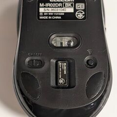 LEDワイヤレスマウス　エレコム製　中古の画像
