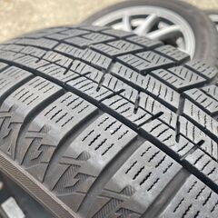 165/60R15 東北6県無料配送対応‼️爆安‼️最終値下げ‼️①超超超バリ溝❗ 国産ヨコハマ IG60 ❗ アルミ付き 国産 タイヤ !!　スタッドレスの画像