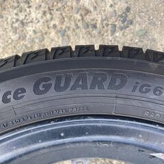 165/60R15 東北6県無料配送対応‼️爆安‼️最終値下げ‼️①超超超バリ溝❗ 国産ヨコハマ IG60 ❗ アルミ付き 国産 タイヤ !!　スタッドレスの画像