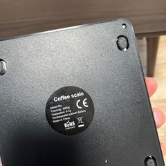 キッチンスケール　はかり　コーヒー用タイマー付きの画像
