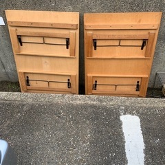 作業台２つ　工作　折りたたみ式　テーブル　　　　の画像