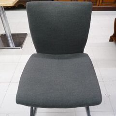 ① NITORI ダイニングチェア ソフトGY グレー 幅47.5cm ファブリック ニトリ チェア 椅子 食卓イス いす イス 苫小牧西店の画像