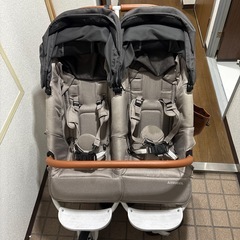 年内で削除　エアバギー　ココダブルEX 双子ベビーカーの画像