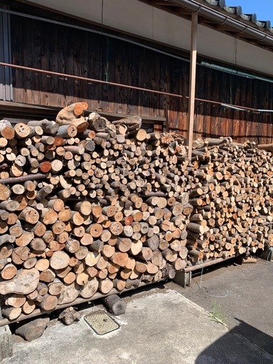 薪　薪ストーブ　キャンプ　石川県白山市引取り　軽トラック満載　乾燥済み広葉樹