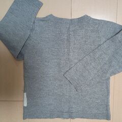 薄手ニットカーディガン☆白猫95cmの画像