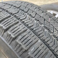 195/65R15 東北6県無料配送対応‼️爆安‼️最終値下げ‼️①超超超バリ溝❗ 国産ブリジストン VRX2❗ アルミ付き 国産 タイヤ !!　スタッドレスの画像