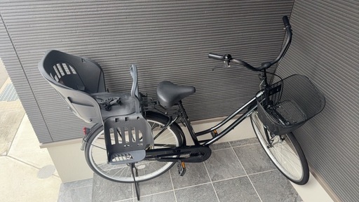 チャイルドシート付き自転車