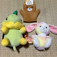 ポケモンなど　ぬいぐるセットの画像