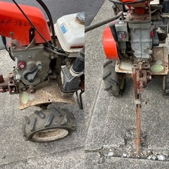 【愛知県岡崎市取引限定】久保田クボタ耕運機　T1-004/GH170-T/T1-60s/農用トラクター歩行型 管理機　の画像