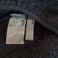 UNIQLO黒フリース☆120cmの画像