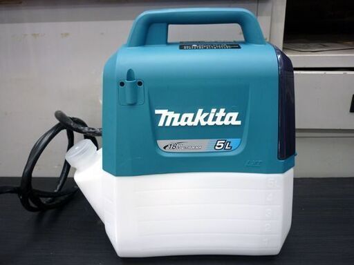 ☆未使用品 makita 充電式噴霧器 MUS054DZ ショルダーストラップ付き タンク容量5L 肩掛け 最高圧力0.3MPa マキ