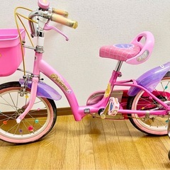 ディズニープリンセス 自転車 16インチ アイデスの画像