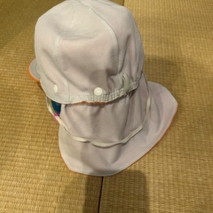 カラー帽　オレンジ　幼稚園の画像