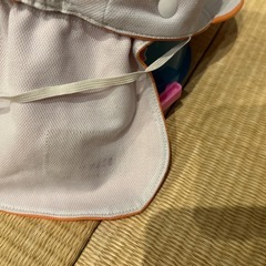 カラー帽　オレンジ　幼稚園の画像
