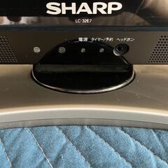 【通電のみジャンク】液晶テレビ シャープ アクオス 32インチの画像