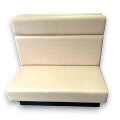 【オーダーメイド未使用品】2人掛けソファ 合皮 1台5000円★2台で9000円★背中合わせ可 壁際設置OKの画像