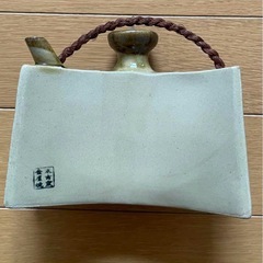 水筒式酒瓶　末吉窯 琉球焼 酒器 陶磁 壺屋焼　壺屋　花器　一輪挿しの画像