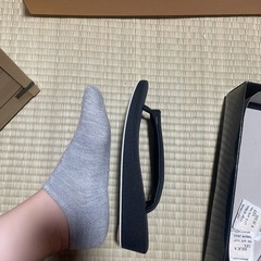【未使用】冠婚葬祭　黒　草履　　の画像