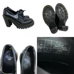 186000 Dr.Martens ドクターマーチン リボンシューレースブーツ ブラック 37サイズ レザー [0000000000722]の画像