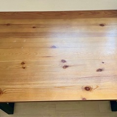 LOWYA ダイニングテーブル 幅118cm ＋ 椅子２脚付きの画像