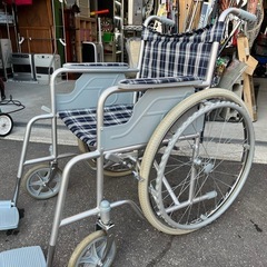 幸和製作所 TacaoF 車椅子 S-21 自走式 24インチ ワイドタイプ 座面高さ44cm 座面幅45cm スチールフレーム　折りたたみ 中古品 ③の画像