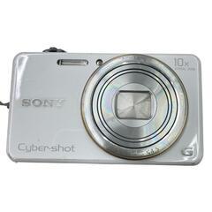 186000 現状品 sonny ソニー Cyber-shot コンパクトカメラ DSC-WX100  ホワイト バッテリー 袋付き [0000000000724]の画像