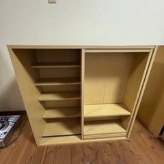 木製ラック 可動式の画像