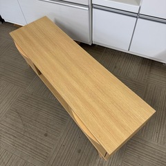 【超美品‼️】白井産業 120cm幅ローボード テレビ台 リビング収納家具 木目調ブラウン♪の画像