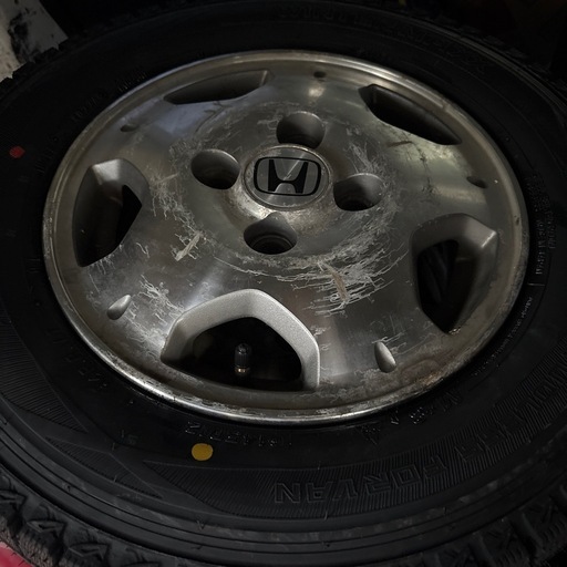 完売御礼‼️新品タイヤ付きアルミホイール‼️145/80/12‼️ホンダ軽トラ軽バン専用‼️