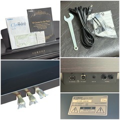◯美品 YAMAHA ヤマハ 電子ピアノ クラビノーバ 88鍵 デジタルピアノ Clavinova CLP-535R GH3X鍵盤 グランドピアノタッチ ジモティ姫路の画像