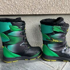 24㎝ スノーブーツ キッズ スノーシューズ ボア 防寒 ブーツの画像