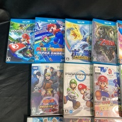 ゲームソフトまとめ マリオ ゼルダ スプラトゥーン WiiU Wii 3DS などの画像
